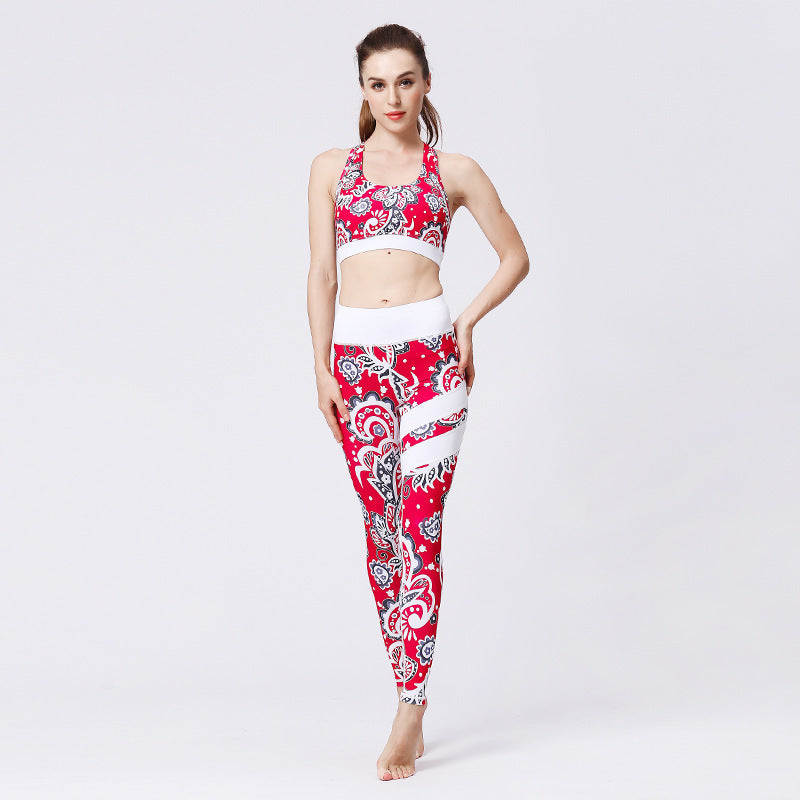 Yoga clothes female fitness two-piece suit