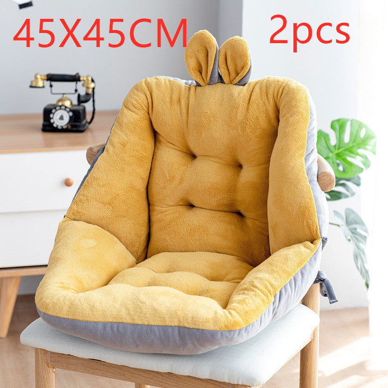 Integrated Backrest and Seat Cushion for Sedentary Comfort