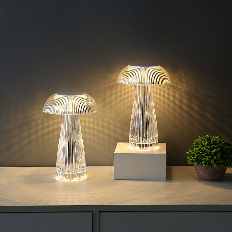 Creative Crystal Lamp Jellyfish Table Lamp