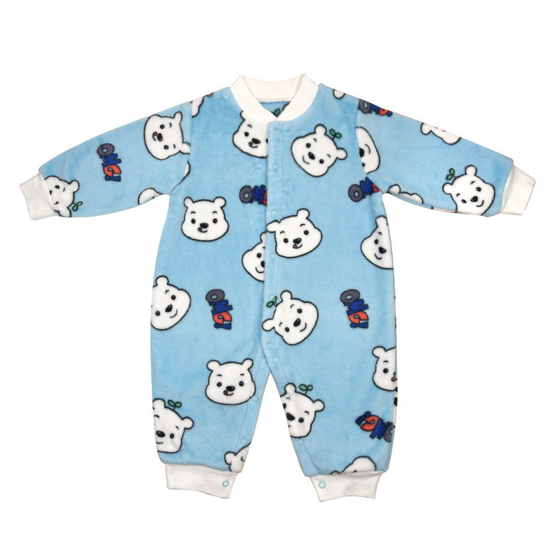 Baby Warm One-piece Clothes