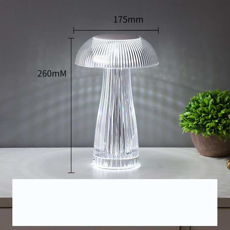 Creative Crystal Lamp Jellyfish Table Lamp