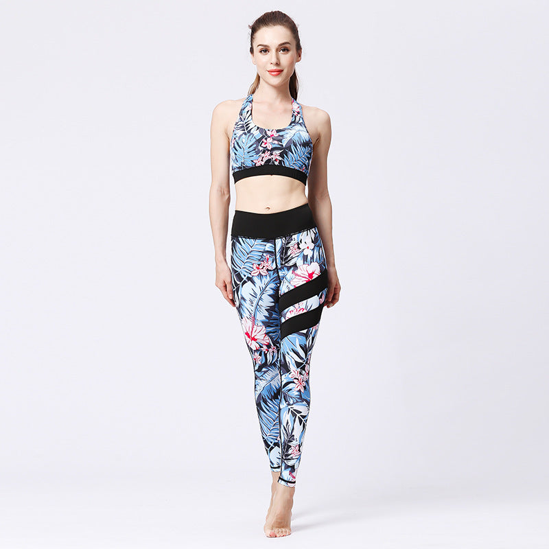 Yoga clothes female fitness two-piece suit
