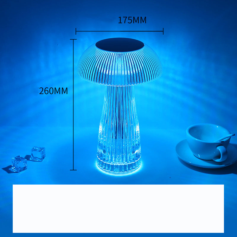 Creative Crystal Lamp Jellyfish Table Lamp