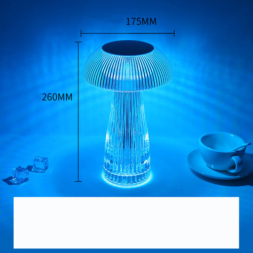 Creative Crystal Lamp Jellyfish Table Lamp